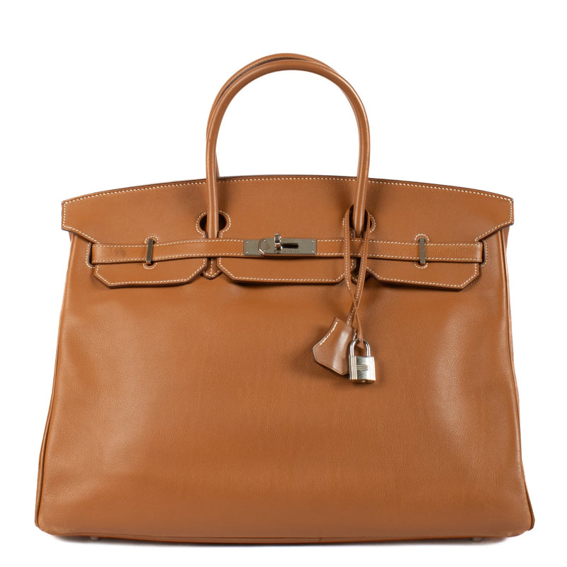 Hermès 2010 Birkin 40 Gold Swift PHW
