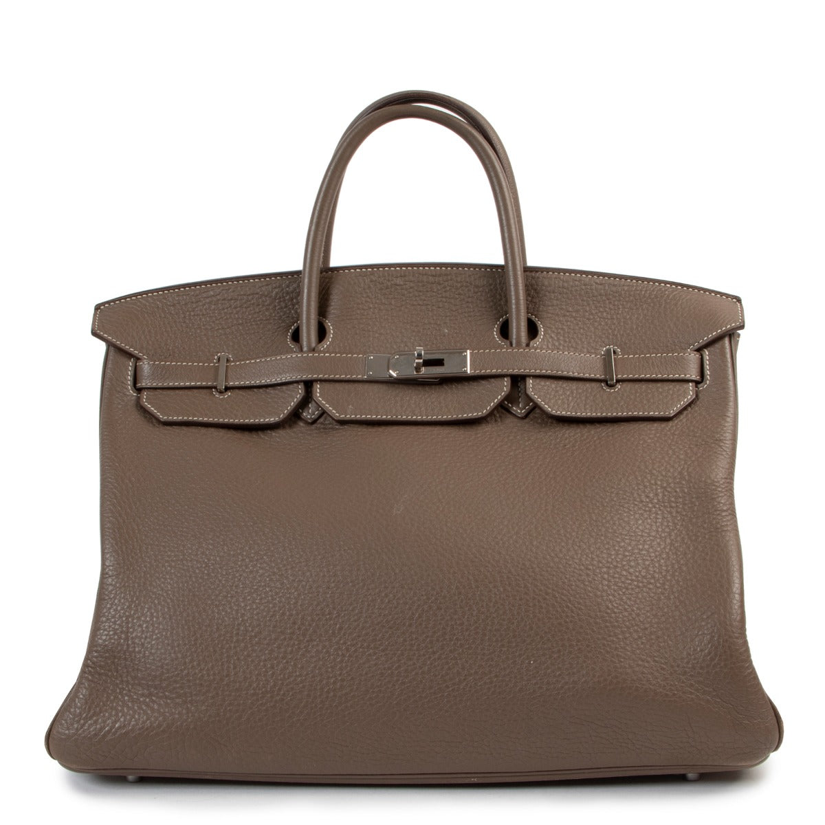 shop safe online Hermès Birkin 40 Etoupe Taurillon Clemence PHW. skip the waitinglist shop safe online Hermès Birkin 40 Etoupe Taurillon Clemence PHW