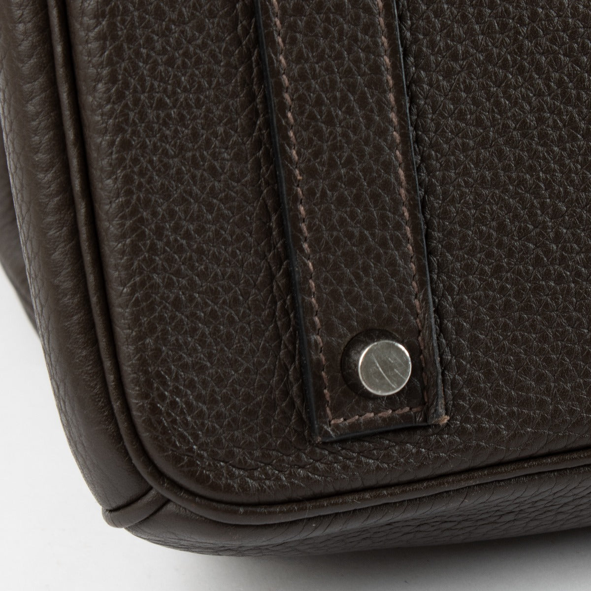 Hermès Birkin 40 Ebene Clemence PHW