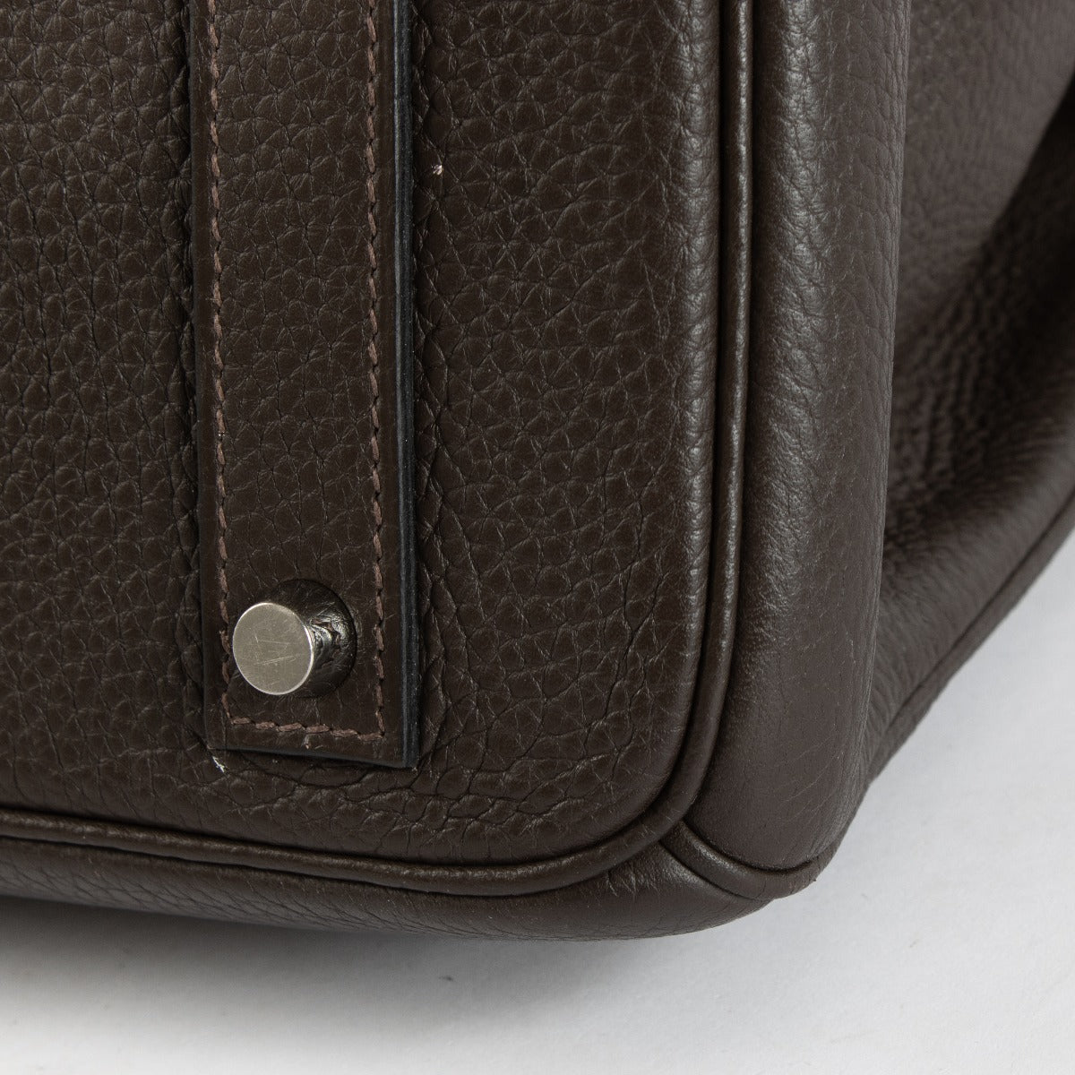 Hermès Birkin 40 Ebene Clemence PHW