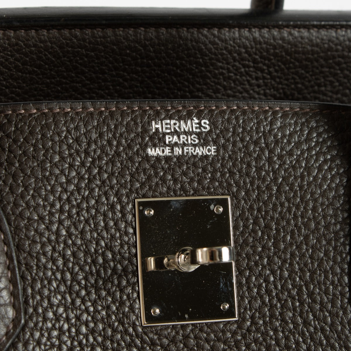 Hermès Birkin 40 Ebene Clemence PHW