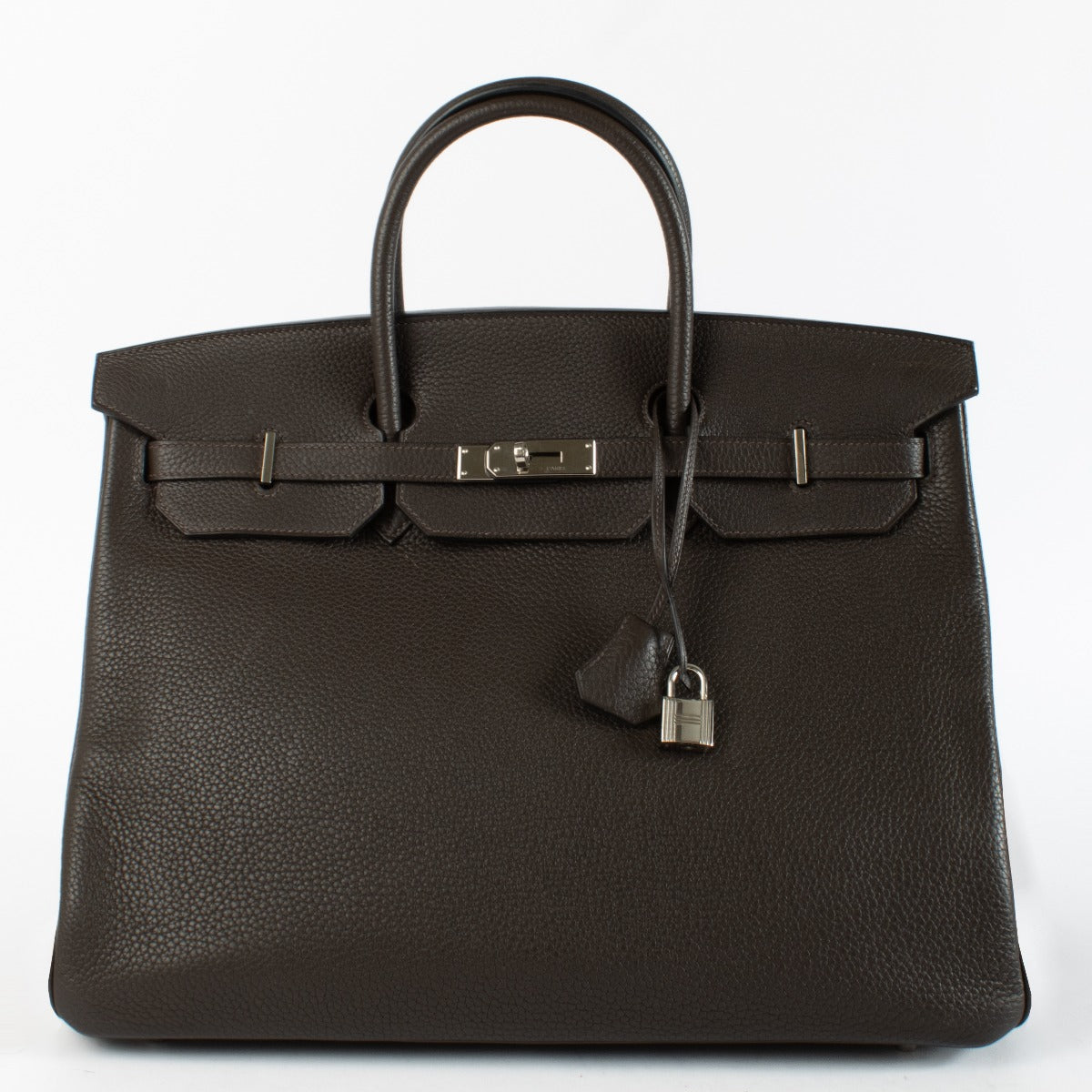 Hermès Birkin 40 Ebene Clemence PHW