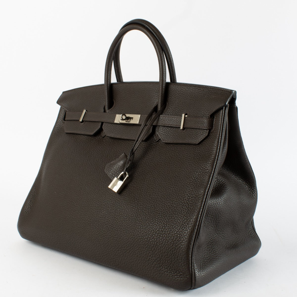 Hermès Birkin 40 Ebene Clemence PHW