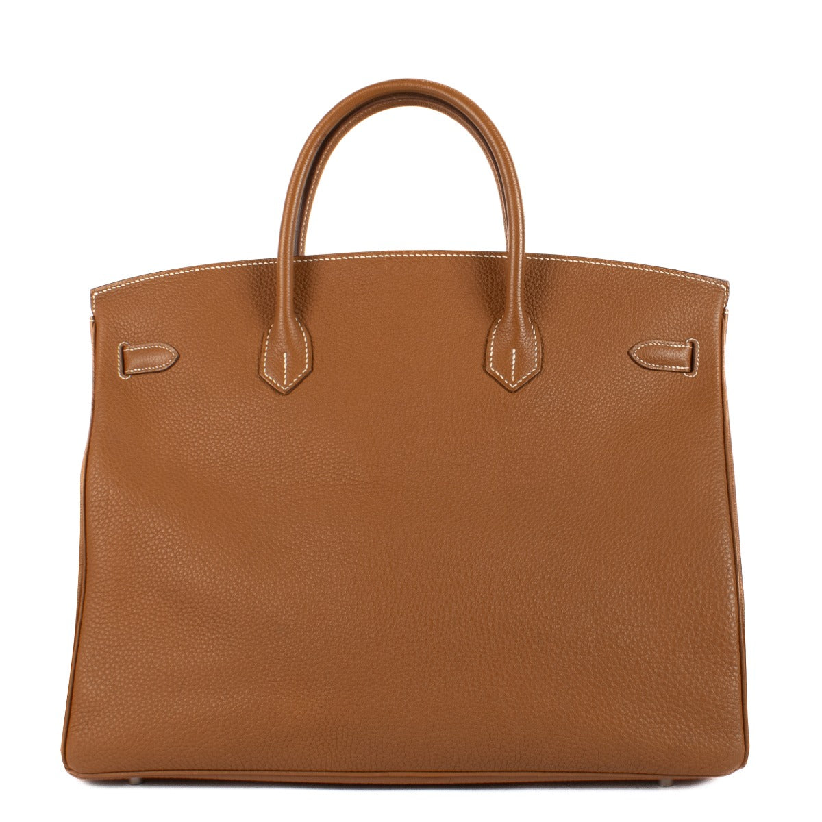Authentic second hand vintage Hermès Birkin 40 Togo Gold PHW on www.labellov.com