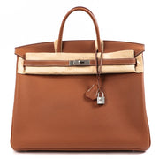 Hermès HSS Birkin 40 Gold/Orange Poppy Togo Brushed Palladium Hardware