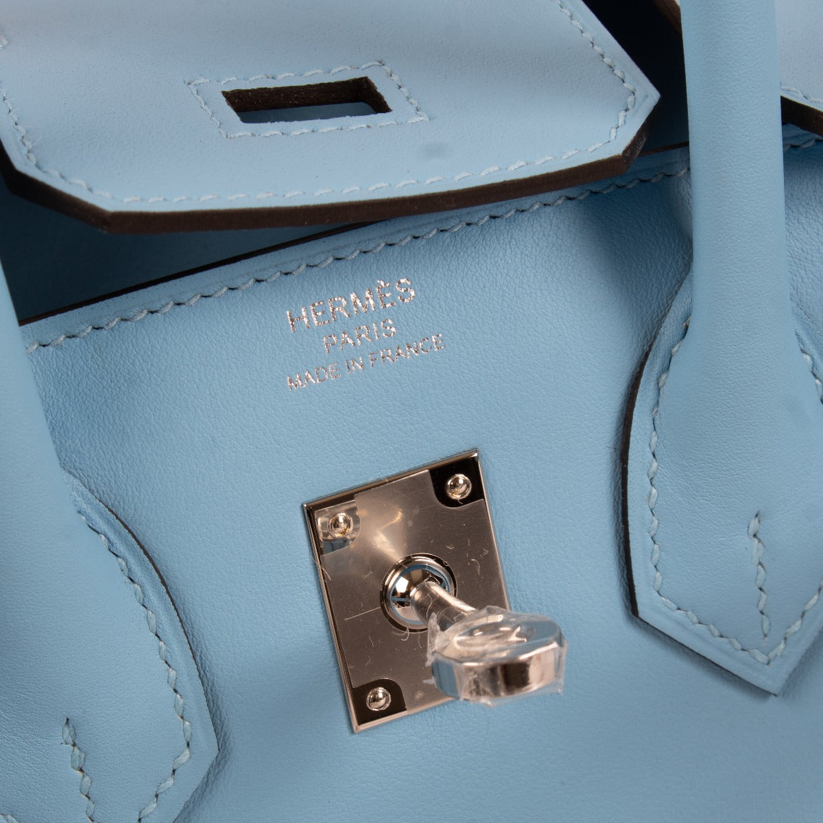 Hermès Birkin 25 Celeste Swift PHW