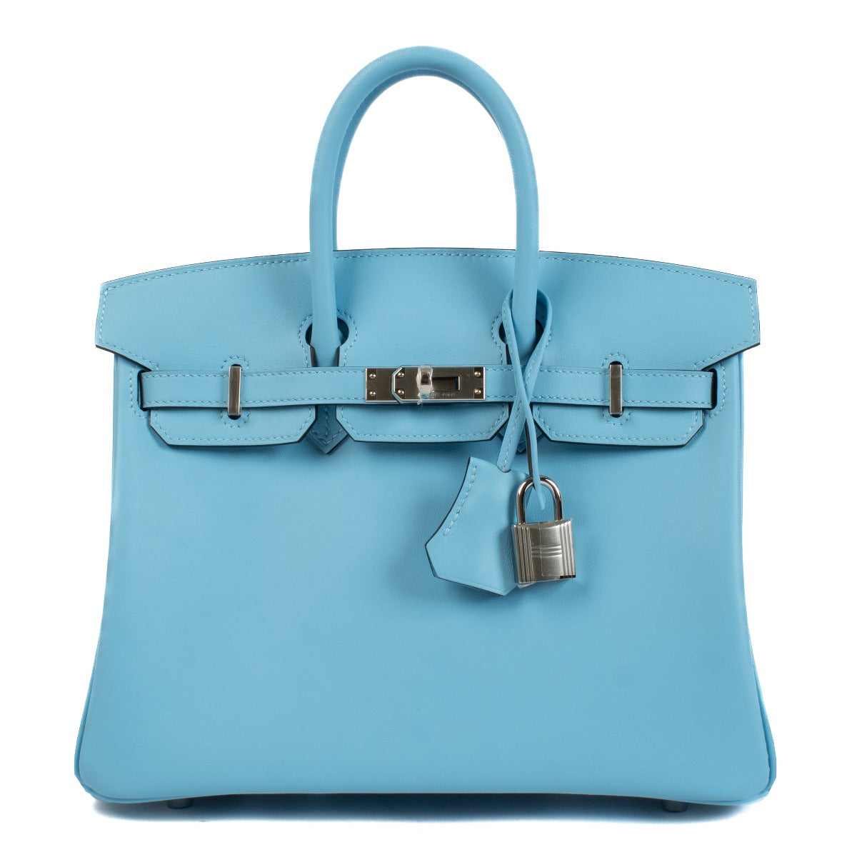 Shop brand new store fresh 2024 Hermès Birkin 25 Celeste Swift on www.labellov.com