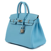 Hermès Birkin 25 Celeste Swift