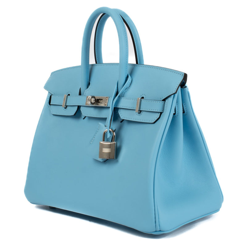 Hermès Birkin 25 Celeste Swift