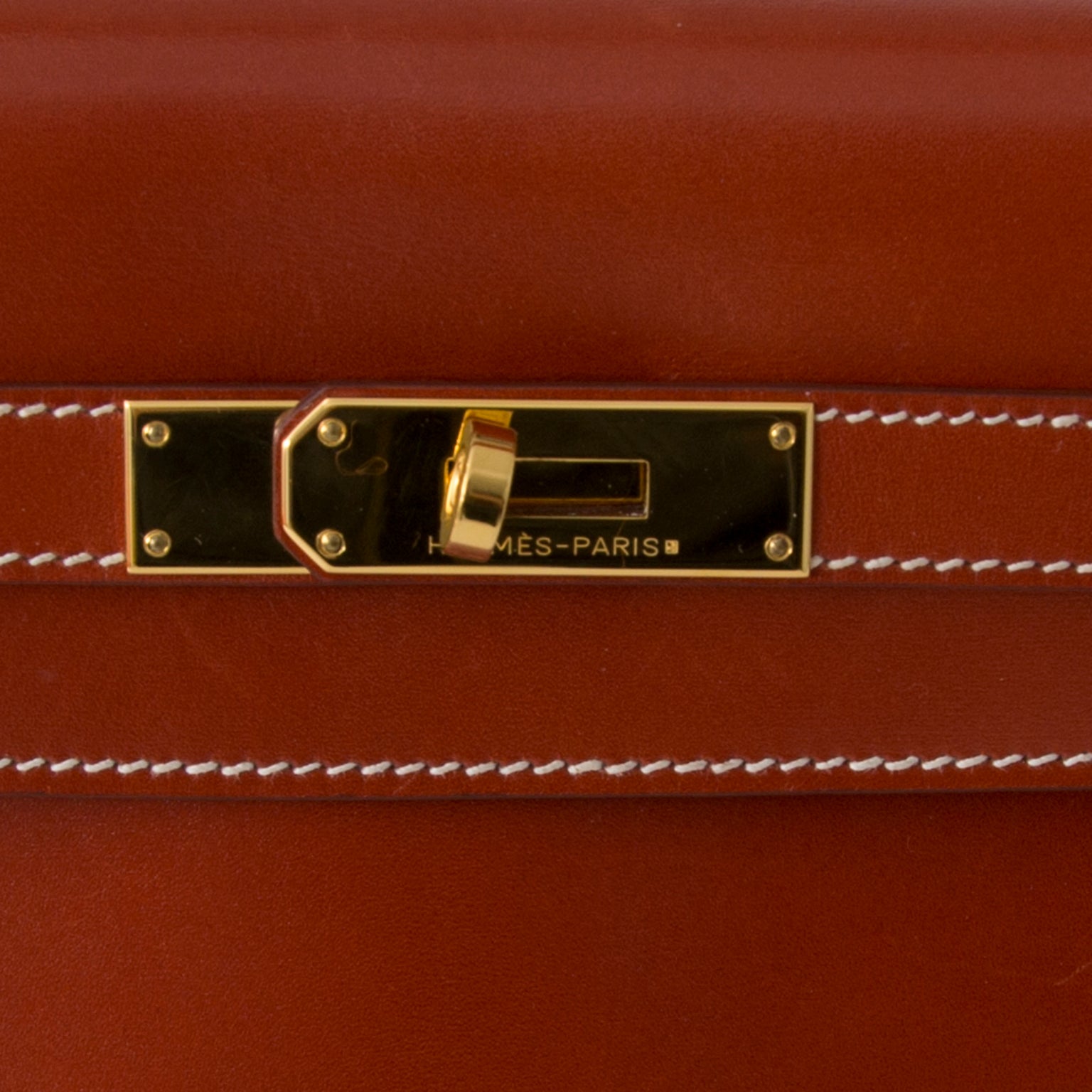 shop safe onlin secondhand Hermès Kelly Brique Box Calf 35 GHW rea real designer luxury vintagae and store fresh
