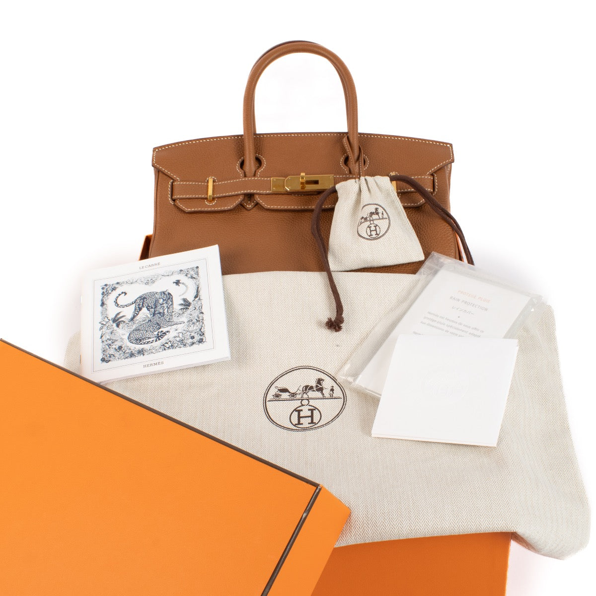 Authentic second hand Hermès Birkin 30 Gold Togo GHW on www.labellov.com