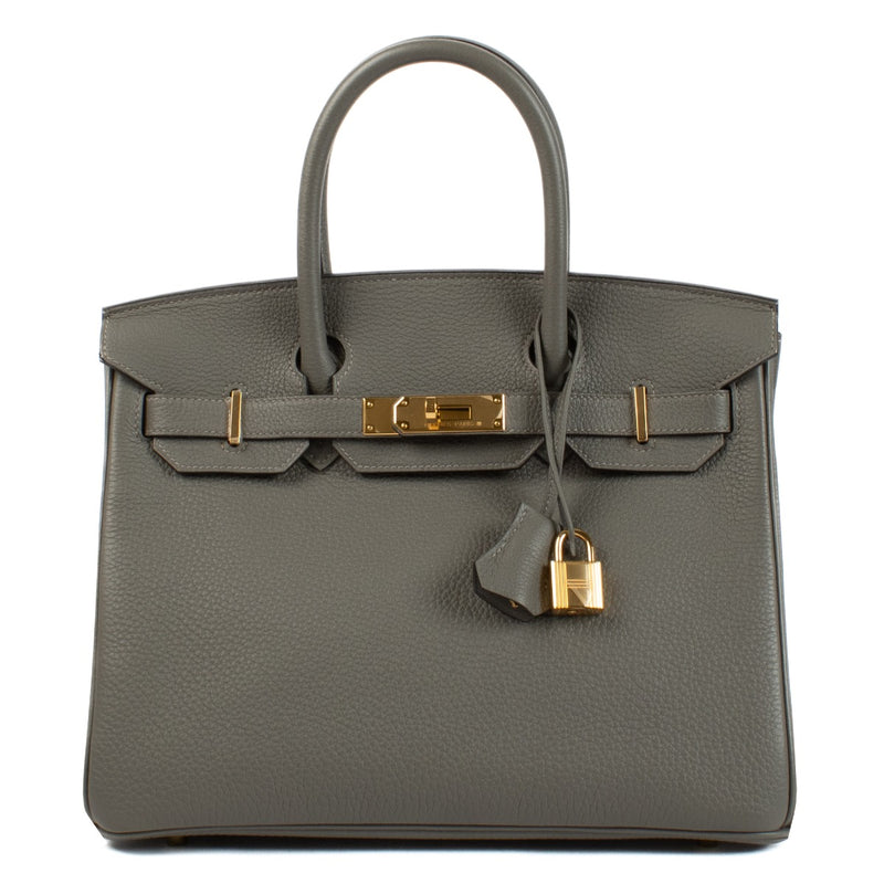 Hermès 2023 Birkin 30 Gris Meyer Togo