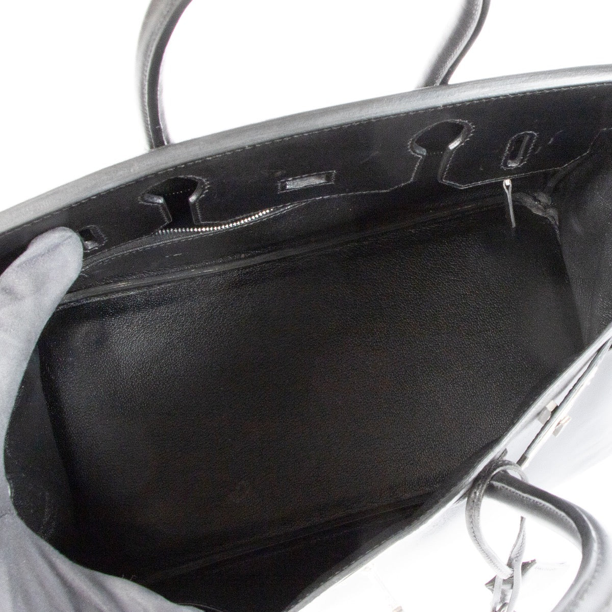 shop 100% authentic second hand Hermès Birkin 30 Black Box PHW on Labellov.com