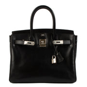 shop 100% authentic second hand Hermès Birkin 30 Black Box PHW on Labellov.com