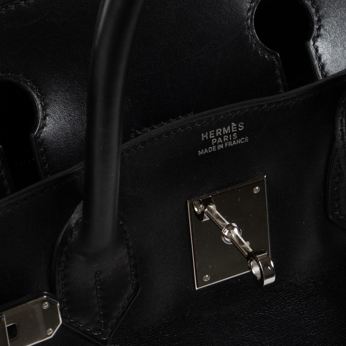 shop 100% authentic second hand Hermès Birkin 30 Black Box PHW on Labellov.com