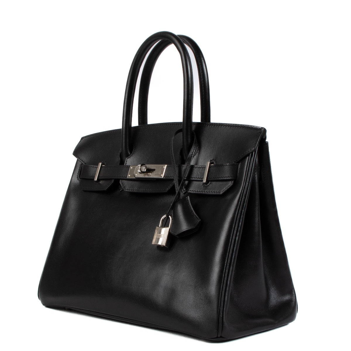 shop 100% authentic second hand Hermès Birkin 30 Black Box PHW on Labellov.com