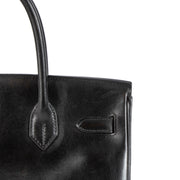 shop 100% authentic second hand Hermès Birkin 30 Black Box PHW on Labellov.com