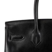 shop 100% authentic second hand Hermès Birkin 30 Black Box PHW on Labellov.com