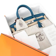 buy safe online secondhand designer Brand NEW Hermes Birkin Togo Cobalt 30 PHW at the best price