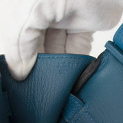 koop veilig online tweedehands Brand NEW Hermes Birkin Togo Cobalt 30 PHW aan de best prijs