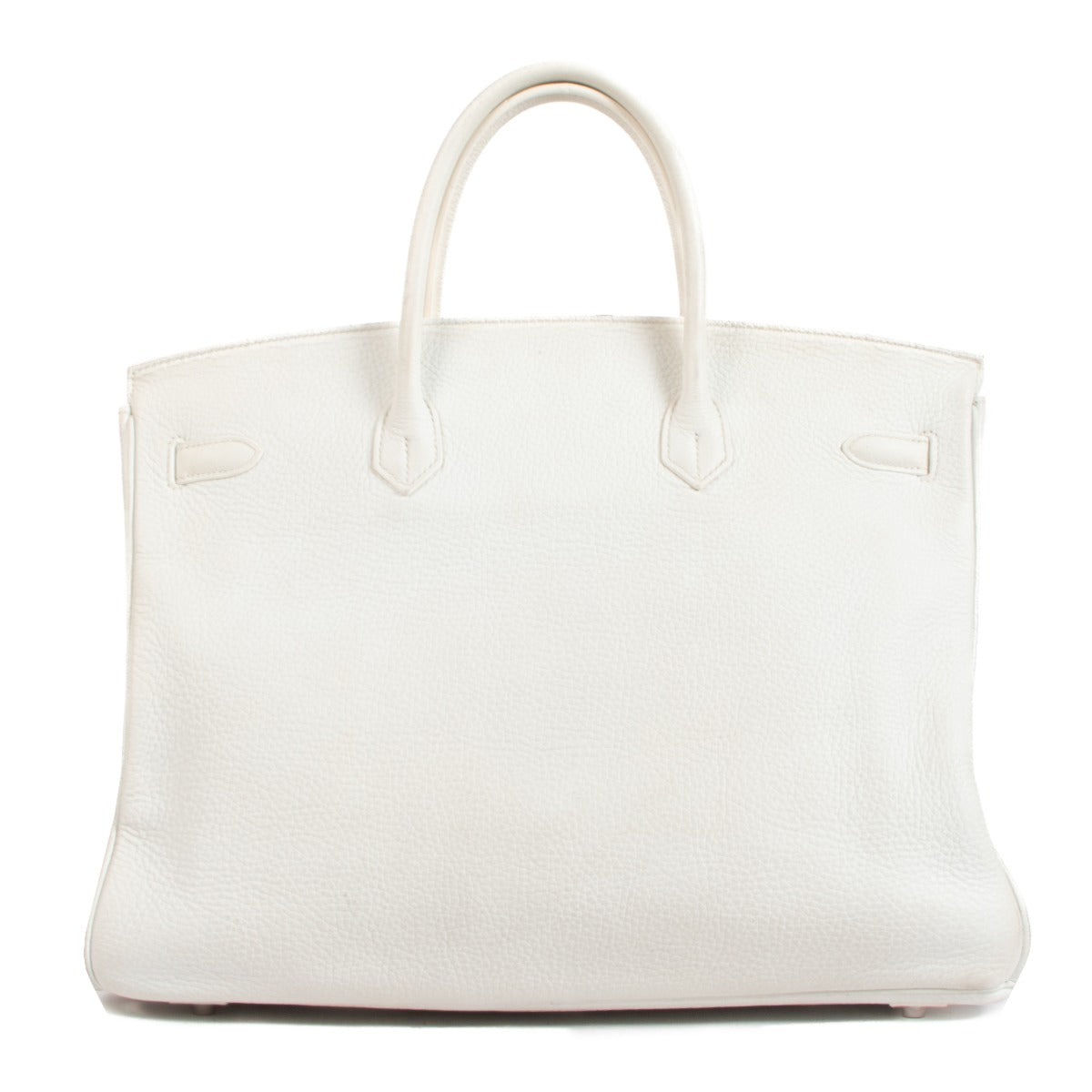 Pre-owned Hermès 2012 Birkin 40 White Clemence on www.labellov.com