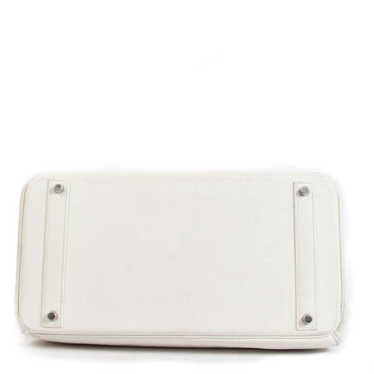 seconde main Hermes Birkin 40 blanc taurillon clemence