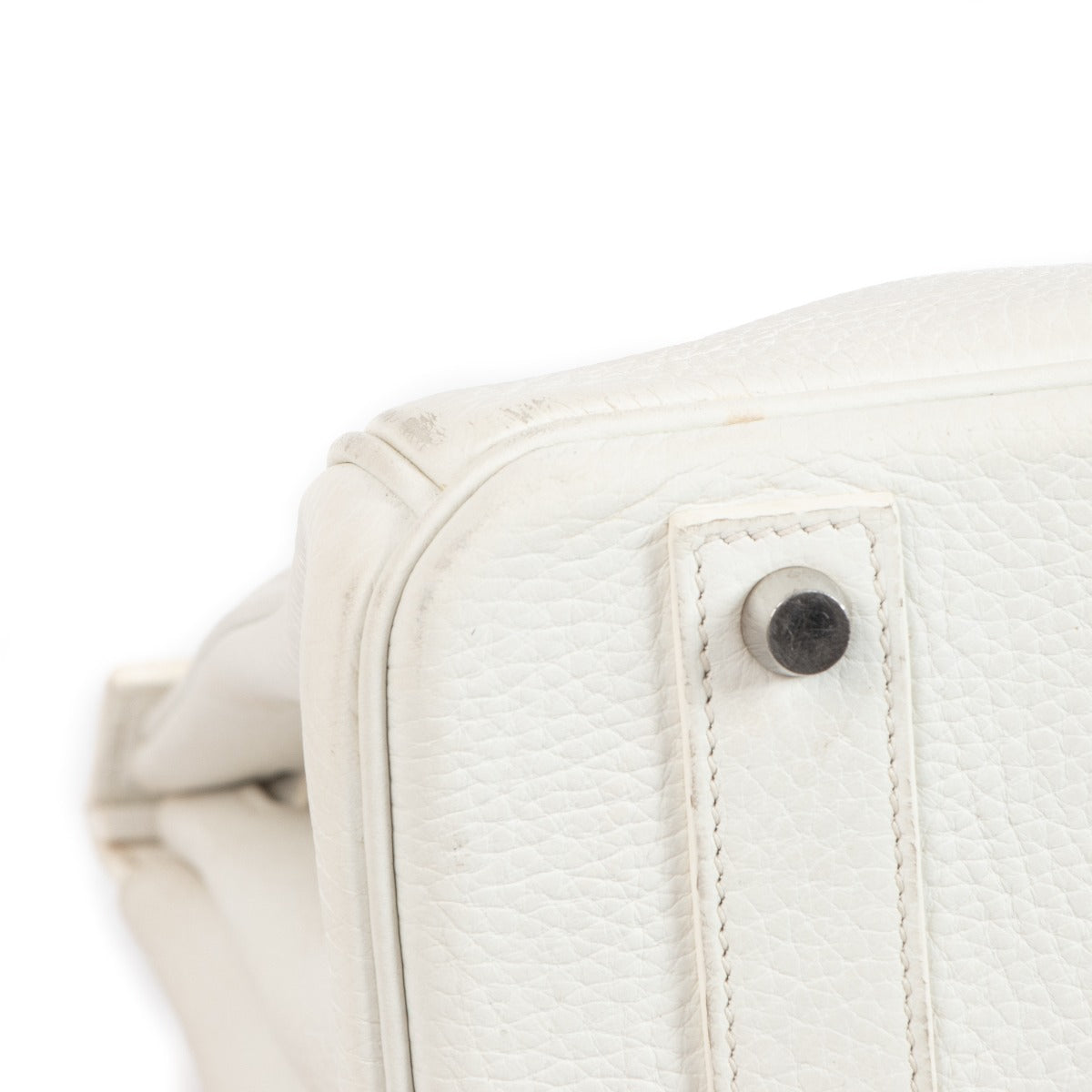 Pre-owned Hermès 2012 Birkin 40 White Clemence on www.labellov.com