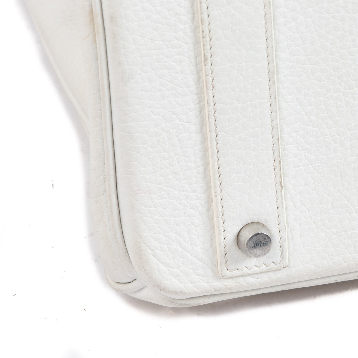 Pre-owned Hermès 2012 Birkin 40 White Clemence on www.labellov.com