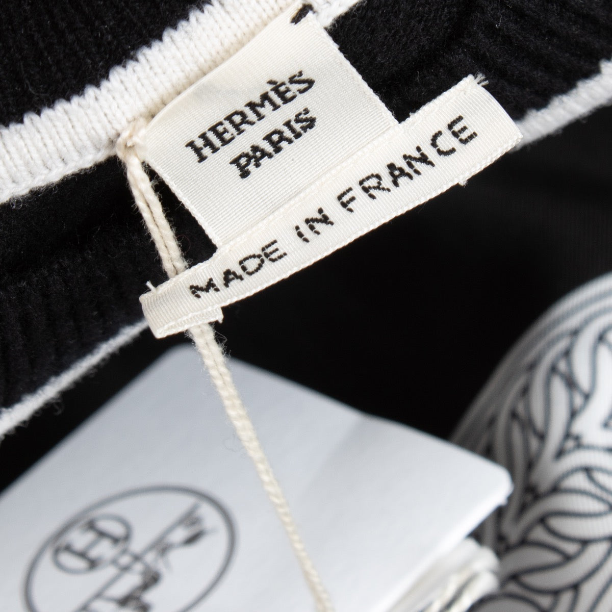 Hermès "Promenade du Matin Remix" Short-Sleeve Twillaine Sweater - Size FR40