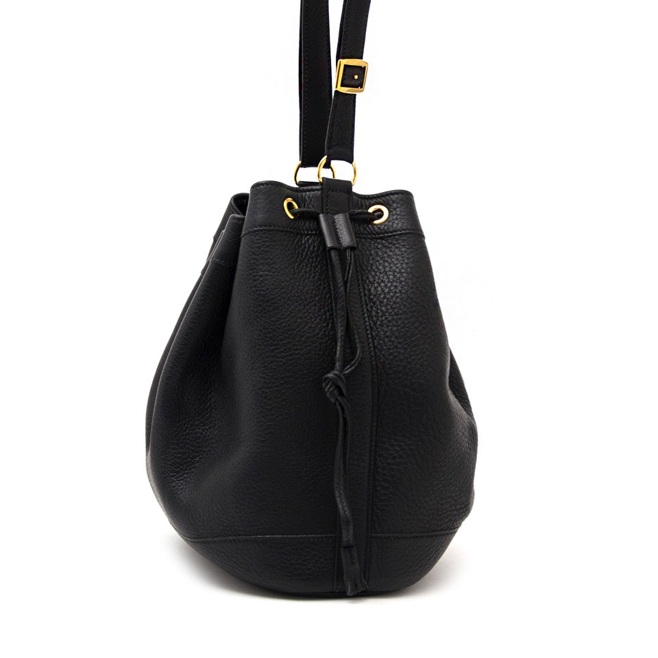 koop veilig online aan de beste prijs hermes black bucket bag webshop labellov.com
