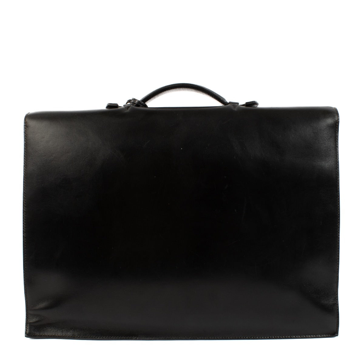 Hermès Sac à Dépêches 2-41 Cuir Box Noir Accastillage Doré