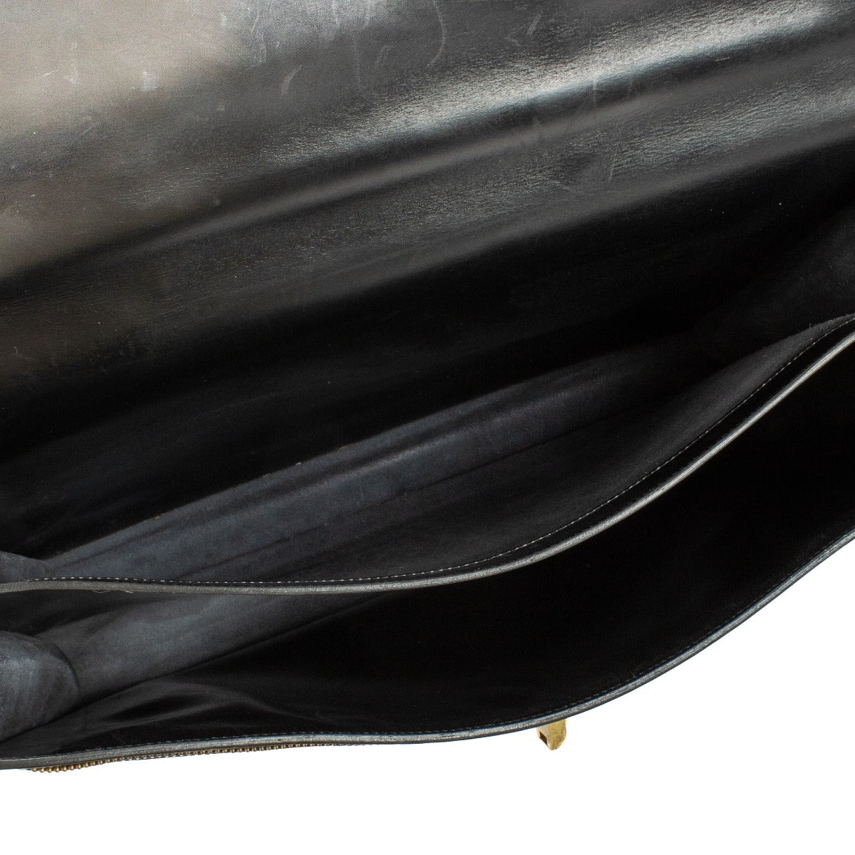 Hermès Sac à Dépêches 2-41 Cuir Box Noir Accastillage Doré