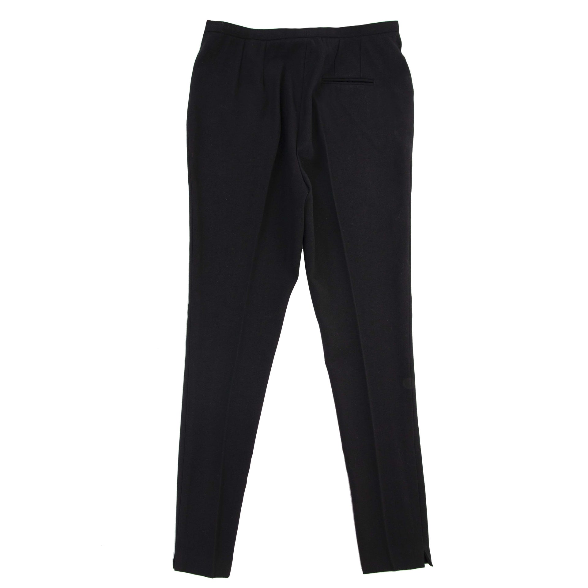hermès noir pantalon en laine à vendre à labellov vintage webshop de mode belgique