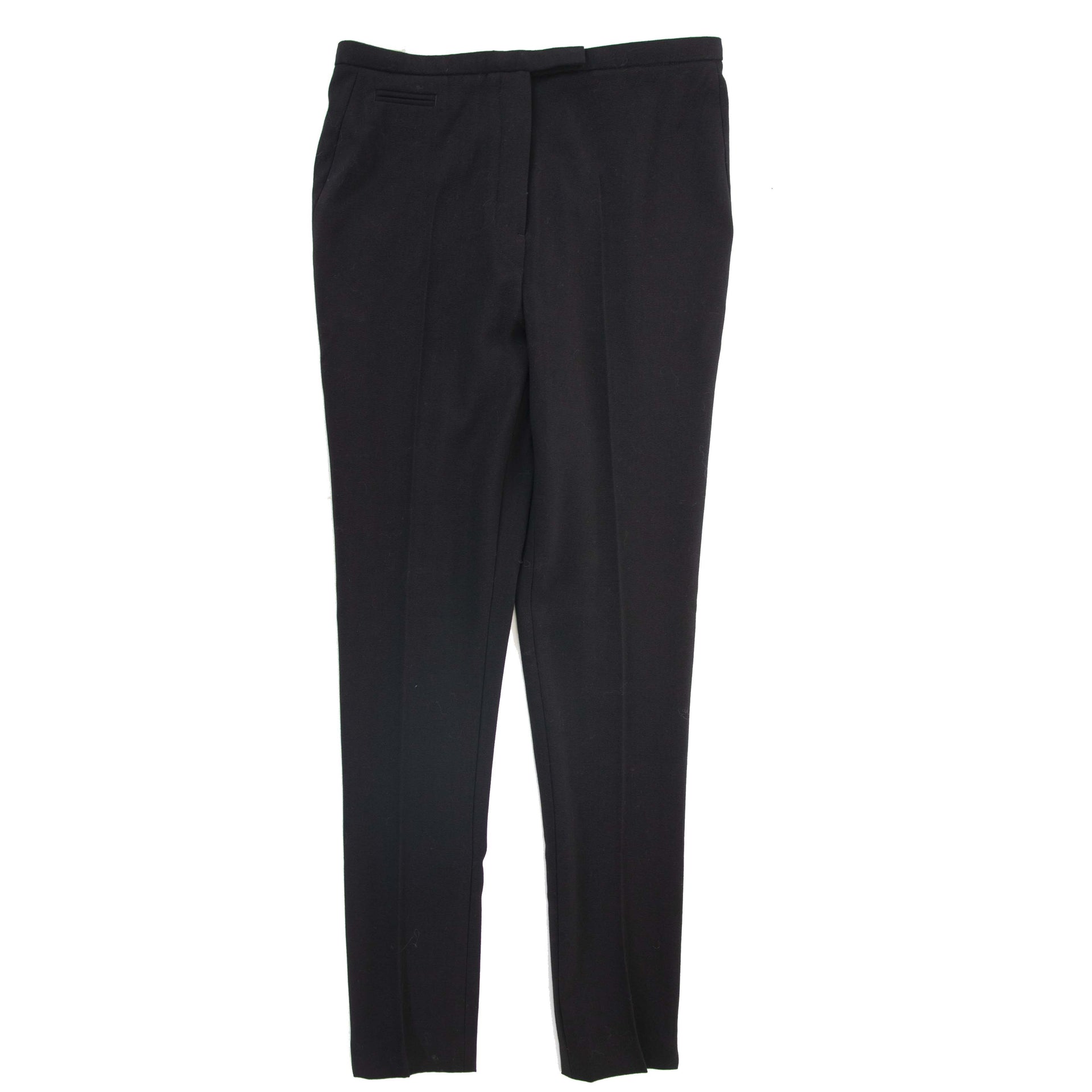 Hermès black wool trousers now for sale at labellov vintage fashion webshop belgium