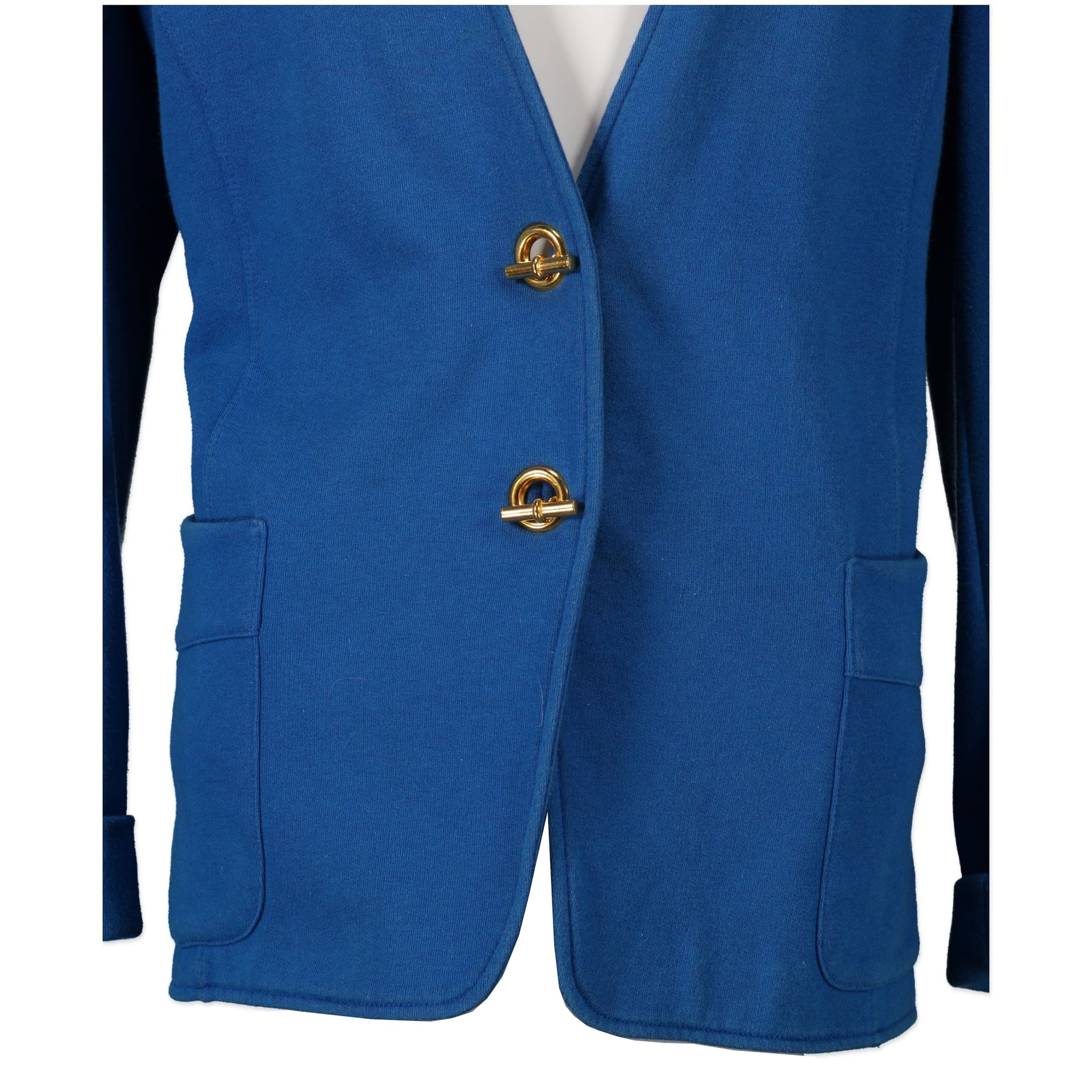Hermès Cobalt Blue Cotton Jacket