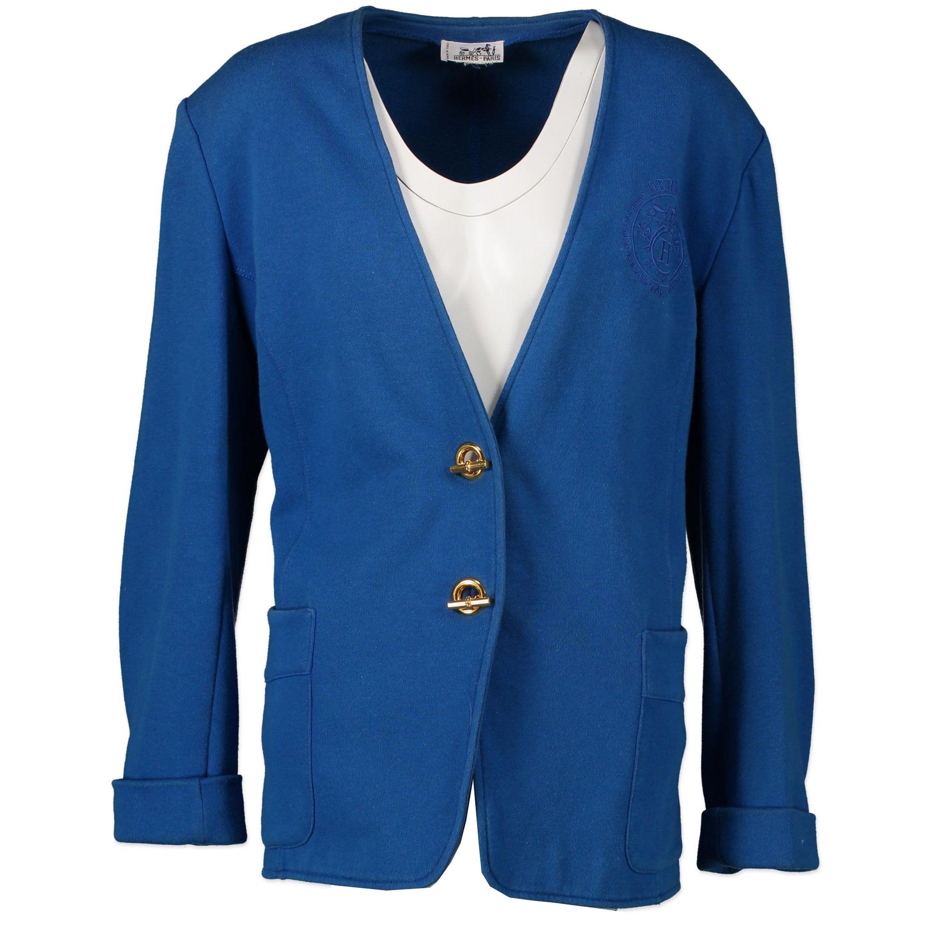 We buy and sell your Hermès Cobalt Blue Cotton Jacket