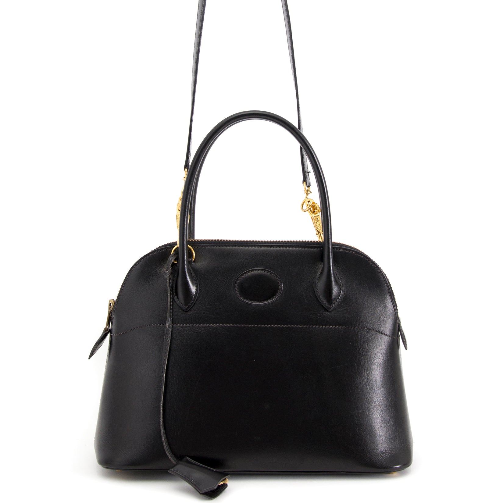 looking for a secondhand luxury secondhand Hermes Black Bolide 27 Bag online webshop labellov