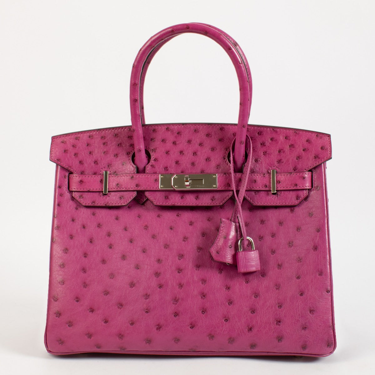 Hermès Birkin 30 Rose Pourpre Ostrich PHW