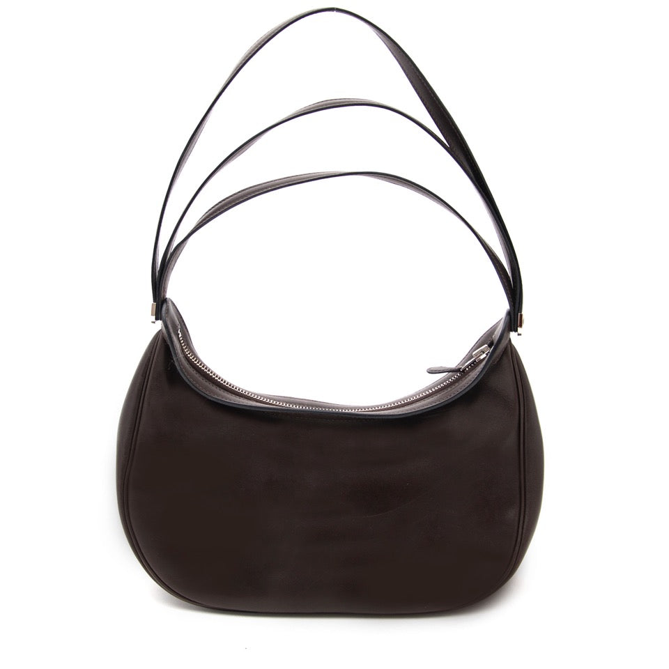 acheter en ligne pour le meilleur prix comme neuf sac a main hermes brown shoulder bag