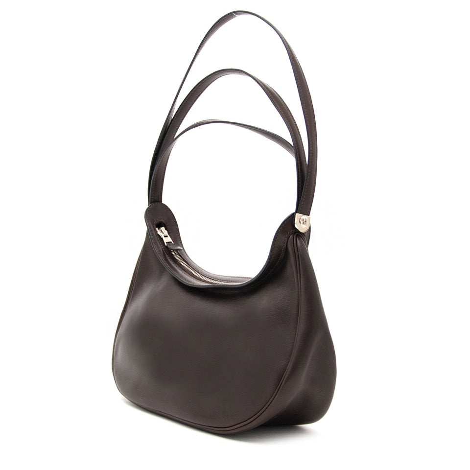 shop safe online at the best price hermes brown shoulder bag like new webshop www.labellov.com