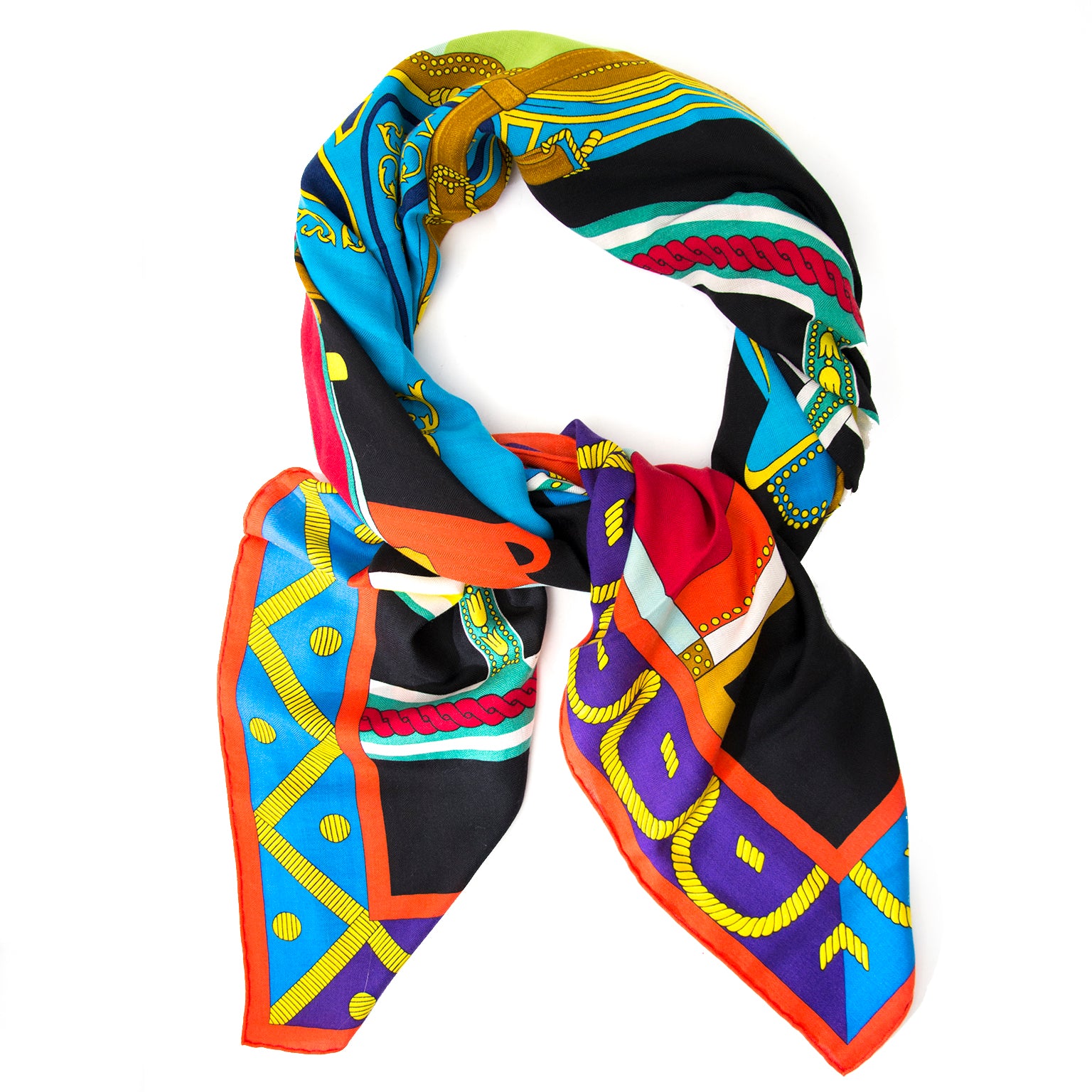 Authentic BRAND NEW Hermès Cashmere Balade en Berline Scarf at the right price at Labellov.com