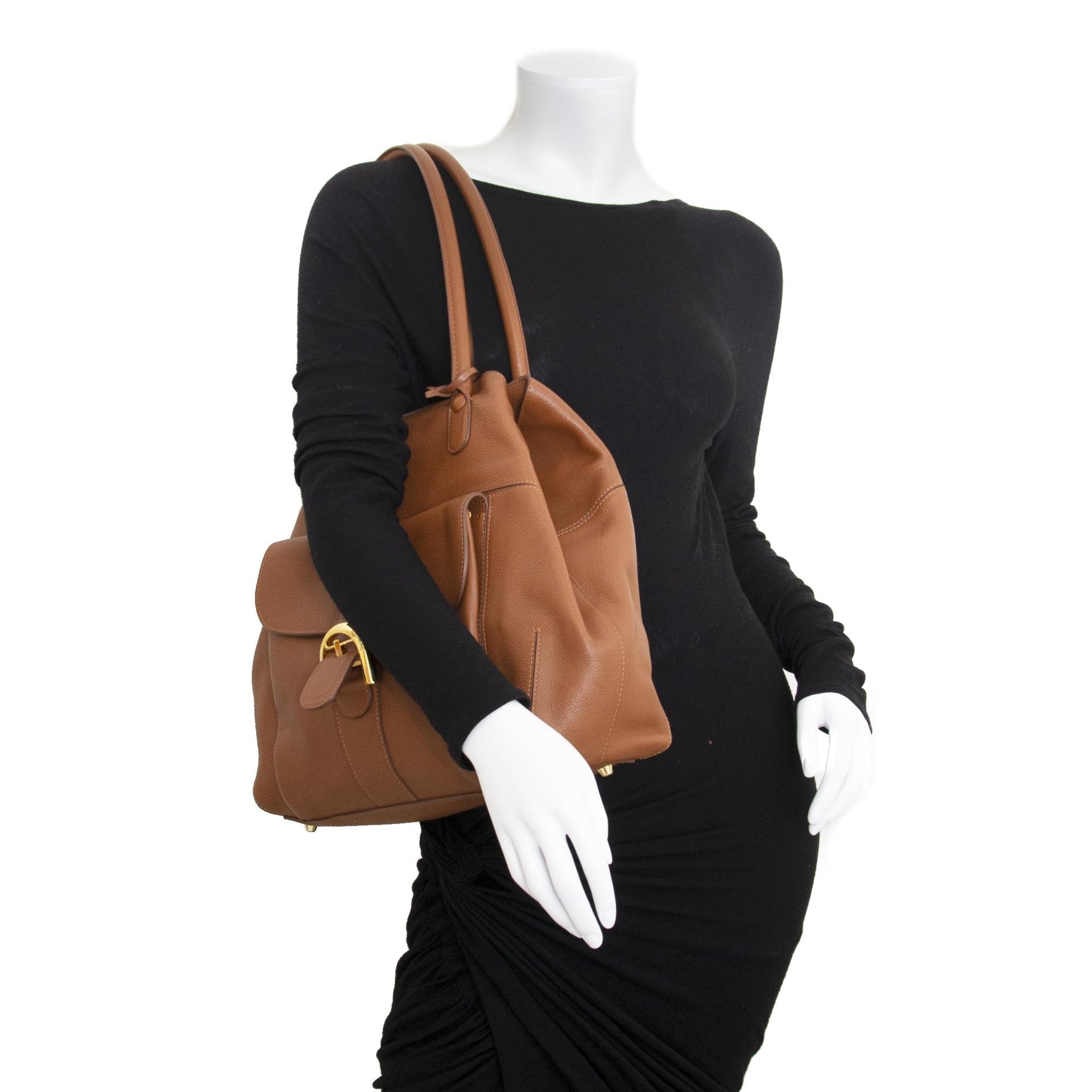 Delvaux Trompe L'Oeil Sellier Bag now for sale at labellov vintage fashion webshop belgium