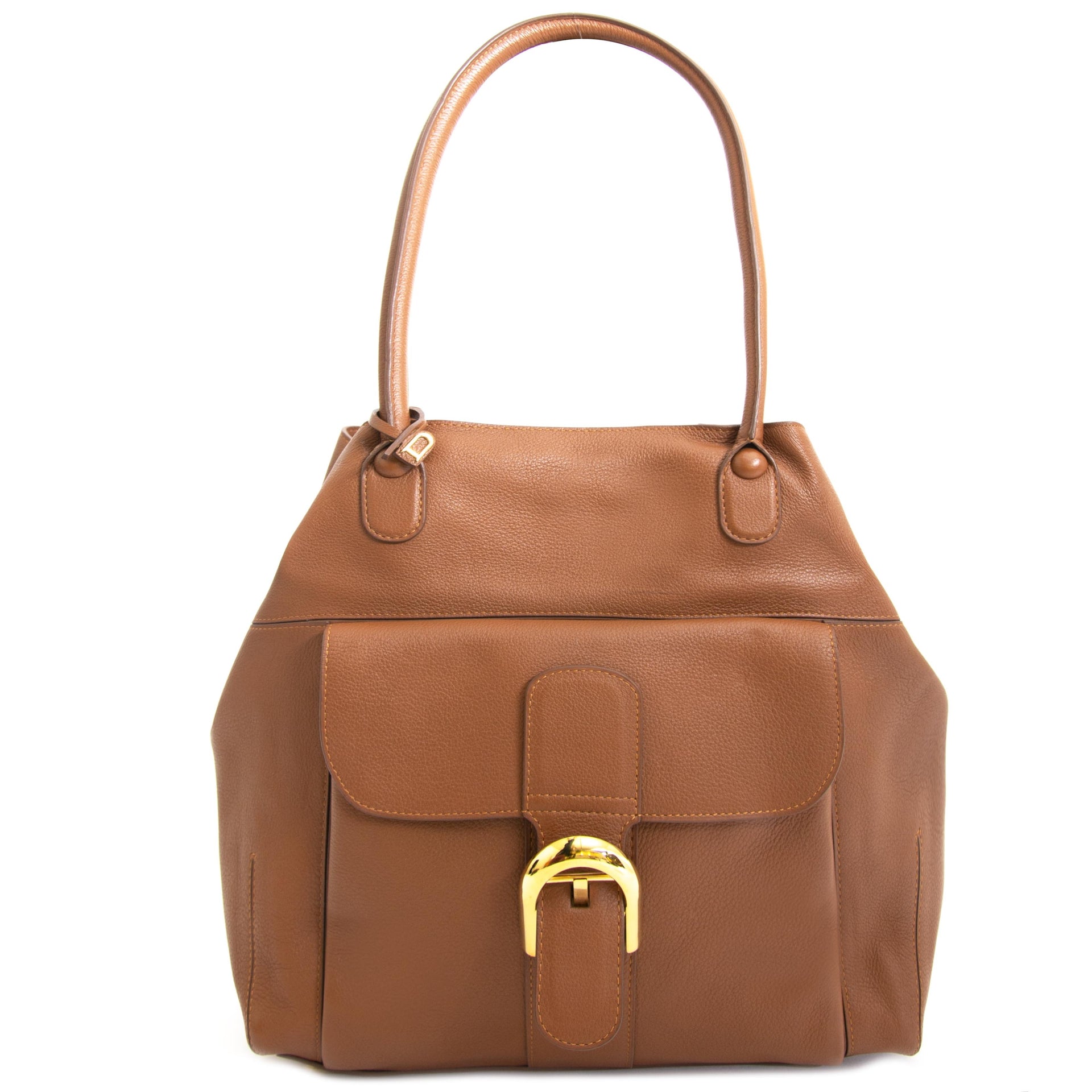 Delvaux Trompe L'Oeil Sellier Bag now for sale at labellov vintage fashion webshop belgium