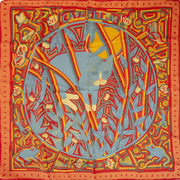 Authentieke tweedehands vintage Hermès Carré Cave Felem Scarf koop online webshop LabelLOV