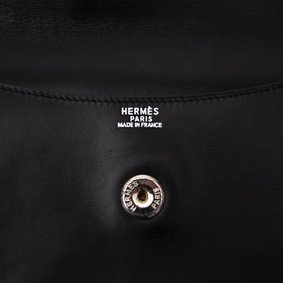 shop safe online at the best price hermes black clutch like new webshop www.labellov.com