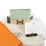 Hermès Constance III Mini Vert d'Eau Matte Alligator GHW