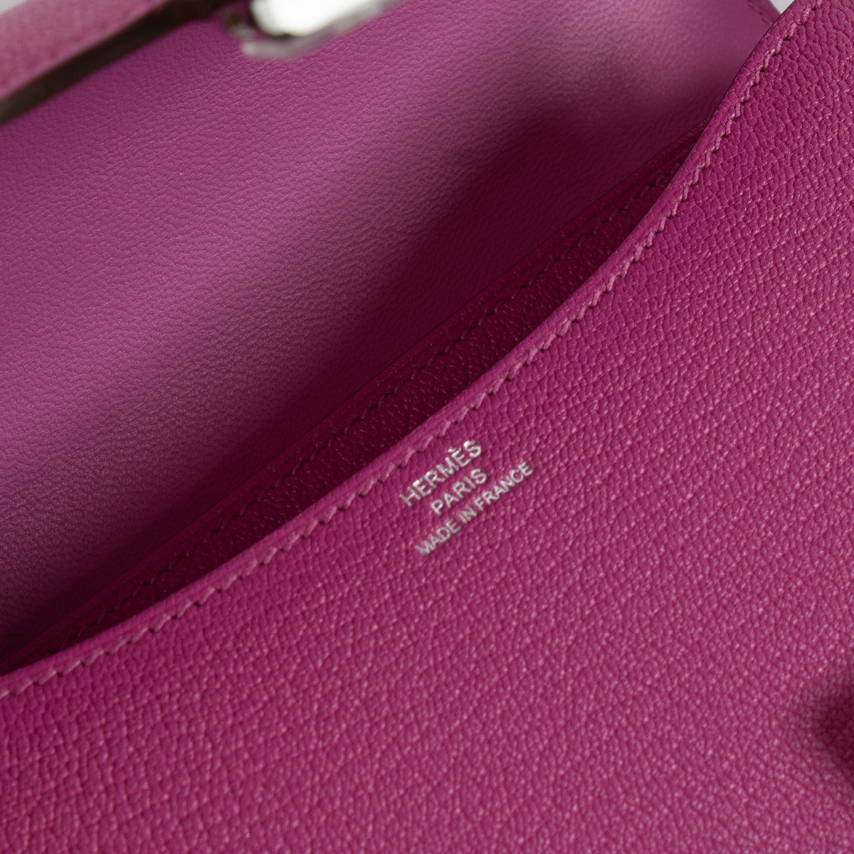 Hermès Constance Mini 18 Magnolia Chèvre Mysore Quincaillerie Palladium