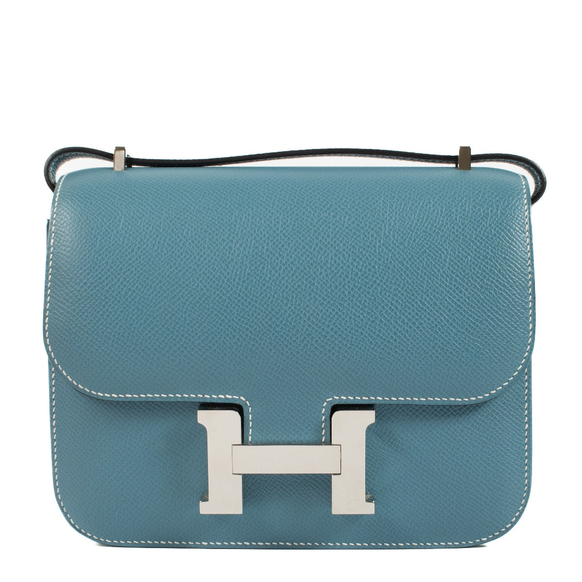 Hermès New Bleu Jean Constance Mini Epsom