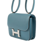 Hermès New Bleu Jean Constance Mini Epsom