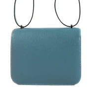 Hermès New Bleu Jean Constance Mini Epsom